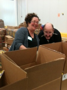 Busy filling boxes!